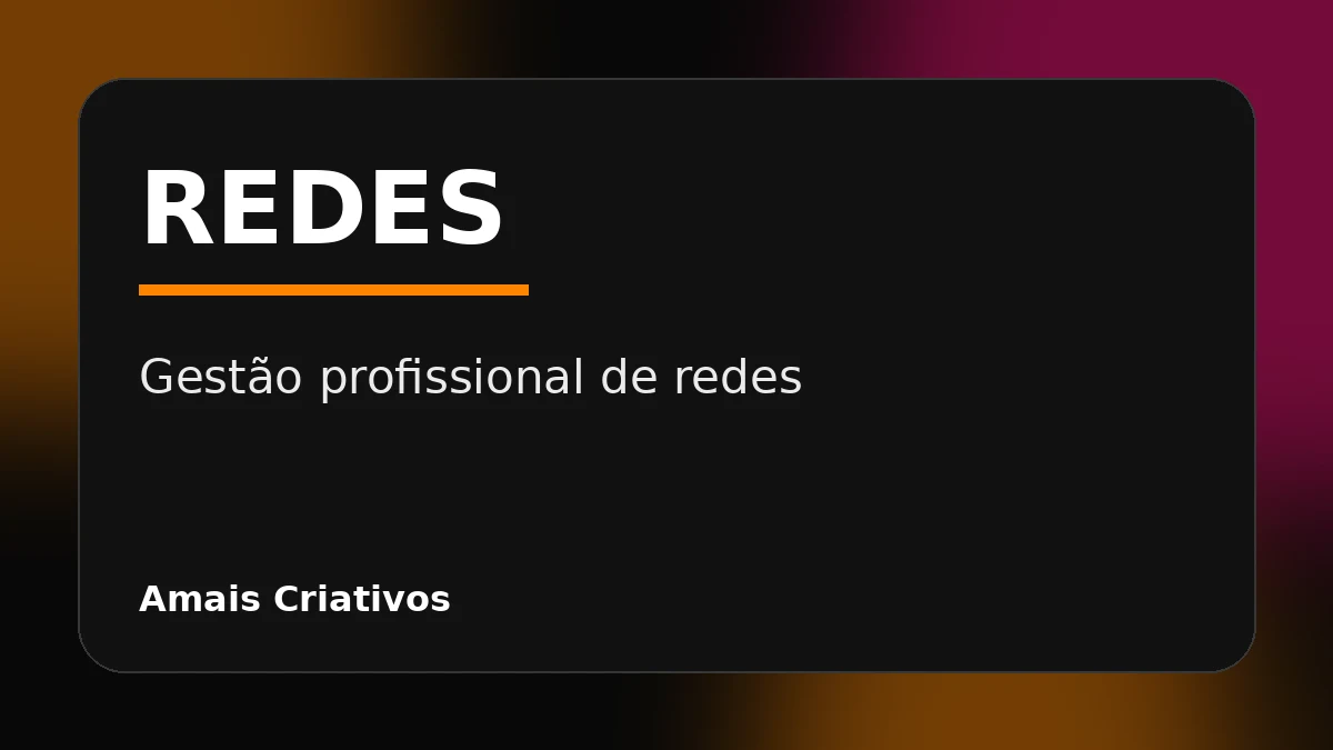Artigo sobre gestão de redes sociais